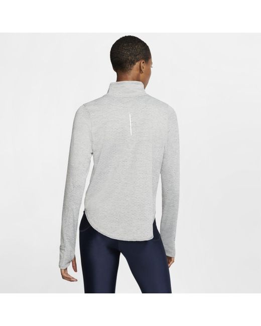 nike sphere half zip running top