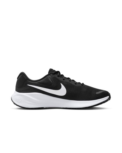 Nike Black Revolution 7 Road Running Shoes for men