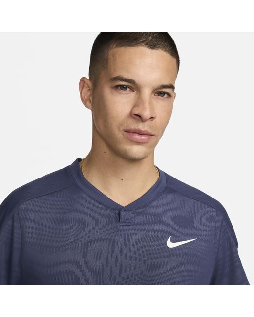 Nike Blue Court Slam Top Polyester for men