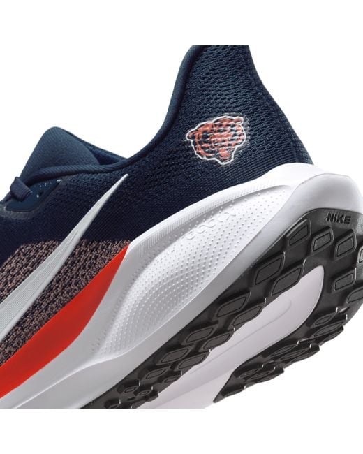 Nike Blue Chicago Bears Pegasus 41 Nfl Road Running Shoes for men