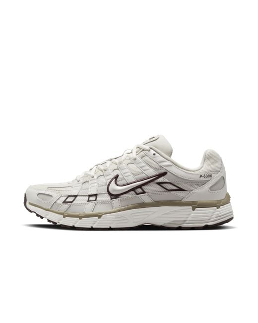 Nike White P-6000 Shoes for men
