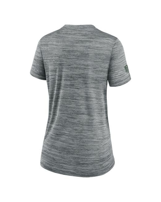 Nike Gray Los Angeles Chargers Sideline Team Issue Velocity Dri-Fit Nfl T-Shirt