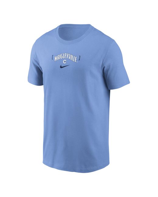 Nike Blue Chicago Cubs City Connect Mlb T-shirt for men