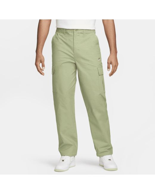 Nike Green Club Cargo Trousers Cotton for men