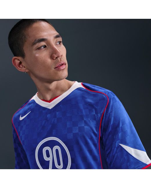 Nike Blue Total 90 Dri-Fit Soccer Jersey for men