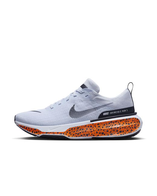 Nike Blue Invincible 3 Electric Road Running Shoes for men