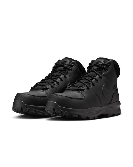 Nike Black Manoa Leather Boot for men