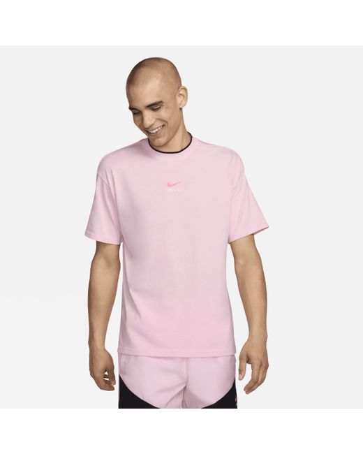 Nike Pink Air T-shirt Cotton for men