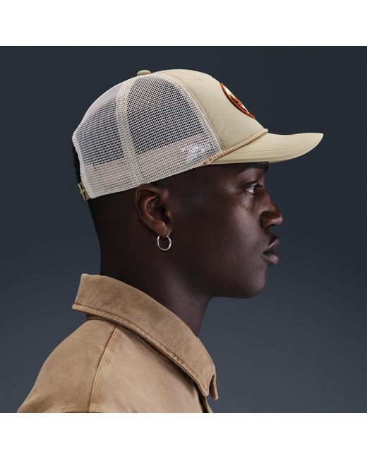 Nike Brown Rise Structured Outdoor Trucker Cap
