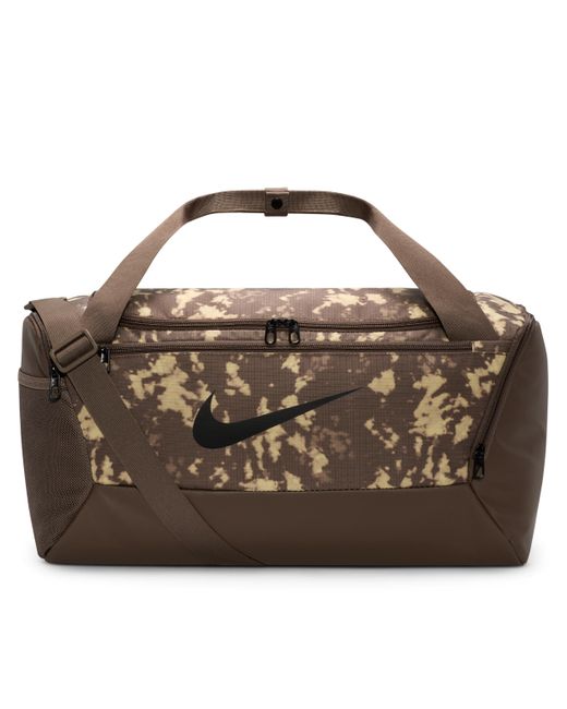 Nike Brown Brasilia Duffel Bag (Small, 41L)
