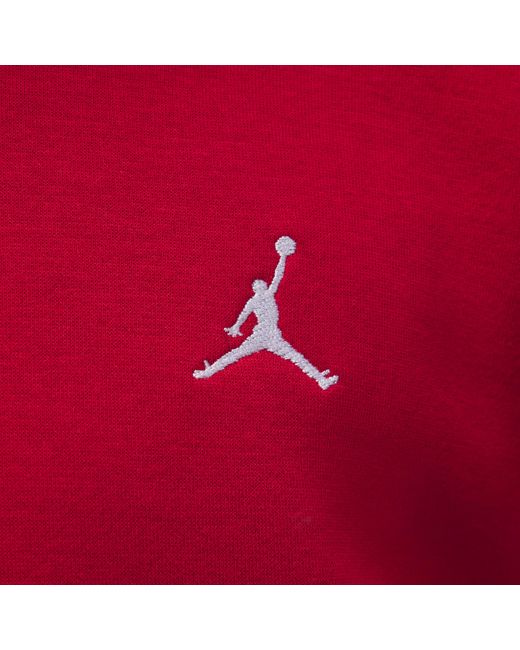 Nike Jordan Brooklyn Fleece Sweatshirt Met Ronde Hals in het Red voor heren