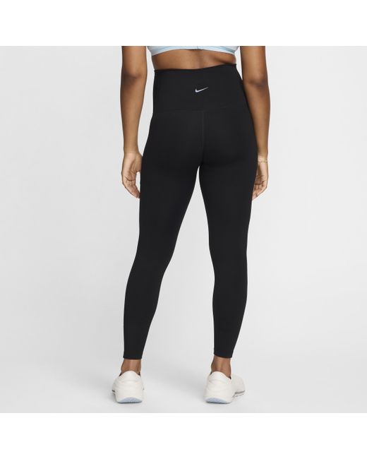 Nike (m) One 7/8-legging Met Hoge Taille En Zakken in het Black