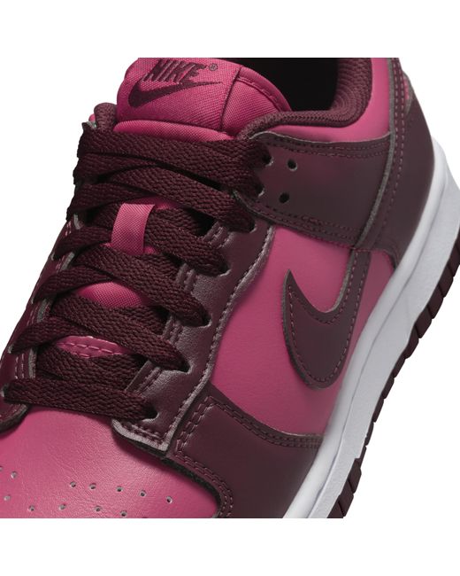 Nike Red Dunk Low Shoes