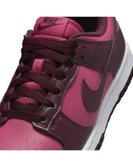 Nike Red Dunk Low Shoes