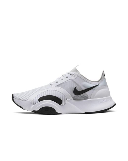 Nike nike superrep go 2 men's training shoe Rubber Superrep Go Training Shoe in White/ Black (White) | Lyst