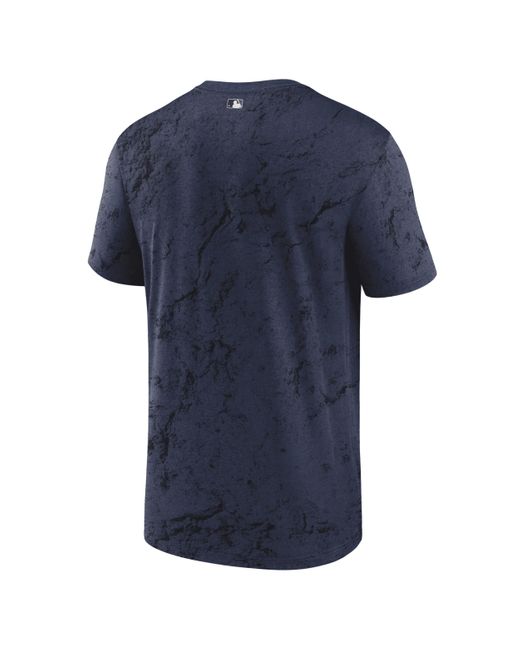 Nike Blue Cleveland Guardians City Connect Practice Velocity Dri-fit Mlb T-shirt for men