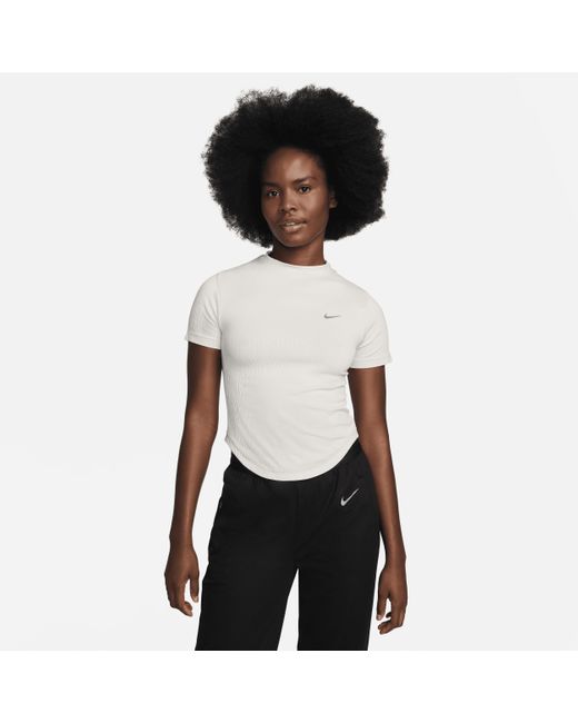 Nike White Running Division Dri-fit Adv Short-sleeve Running Top Polyester