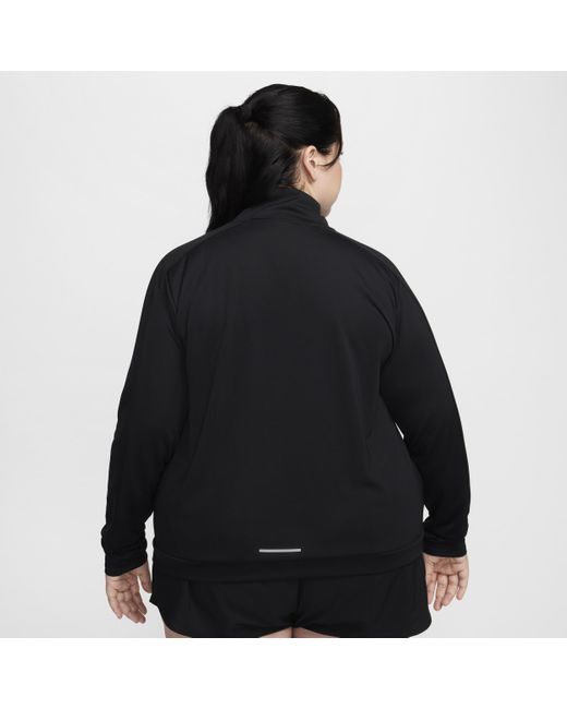 Nike Black Swoosh Dri-Fit 1/4-Zip Mid Layer