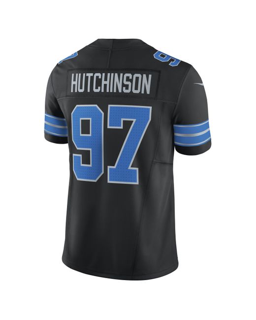 Nike Blue Aidan Hutchinson Detroit Lions Dri-fit Nfl Limited Football Jersey for men