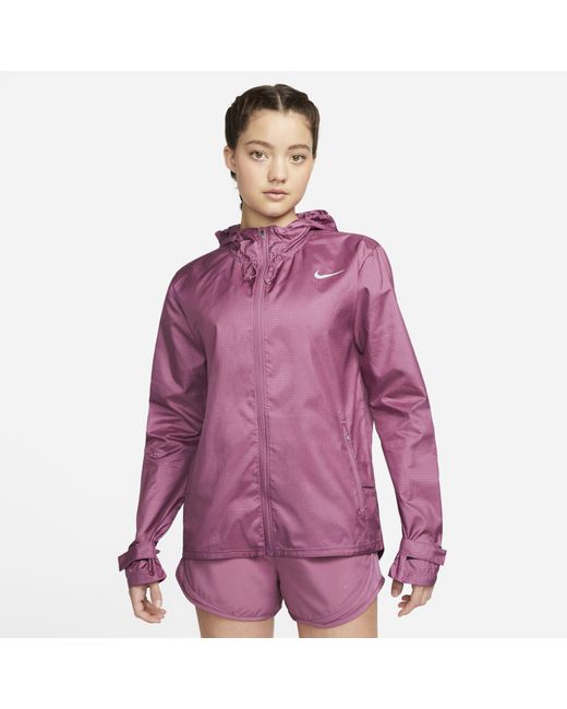 nike jacket purple