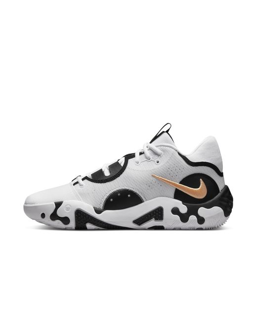 Nike Rubber Pg 6 Basketball Shoes White for Men Lyst