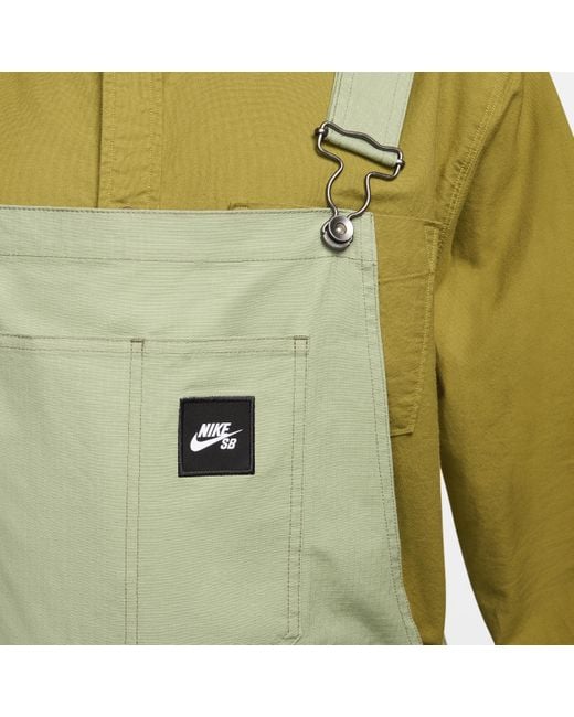 Nike Green Sb Skate Overalls Cotton