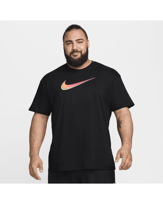 Nike Black Lebron M90 Basketball T-shirt Cotton for men