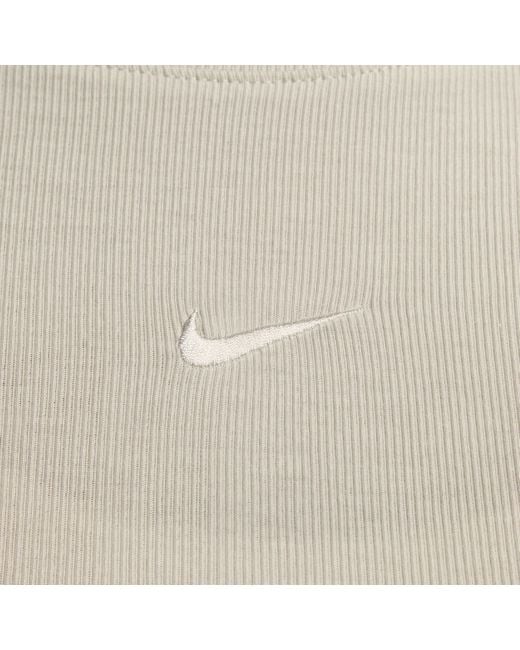 nike air long sleeve super crop top