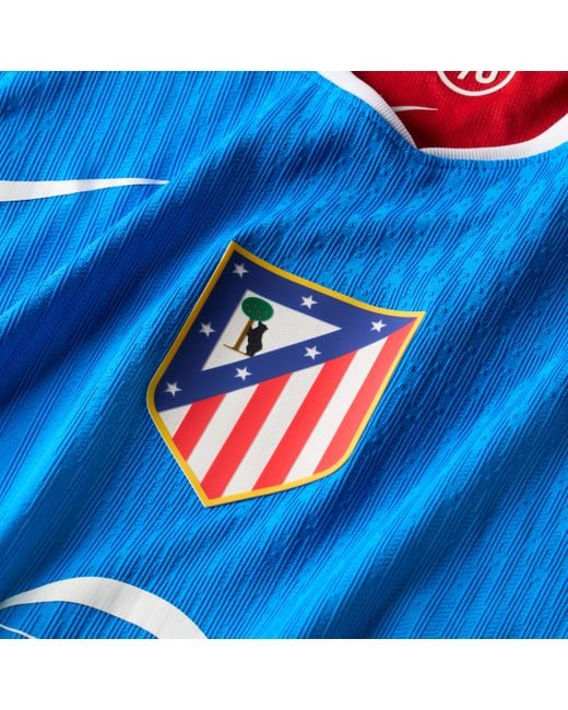 Nike Blue Atlãtico Madrid 2025/26 Match Third Dri-Fit Adv Total 90 Soccer Authentic Jersey for men