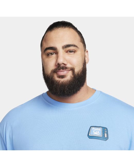 Nike Blue Sb Long-sleeve Max90 Skate T-shirt for men