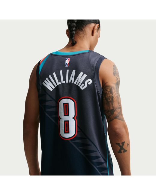 Nike Blue Jalen Williams Oklahoma City Thunder City Edition Nba Swingman Jersey for men