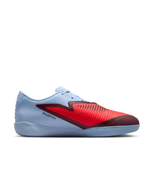 Nike Red Phantom 6 Low Academy Indoor Court Football Shoes for men