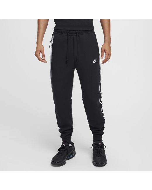 Nike Tech Reflective Design Details Fleece Joggers in Black