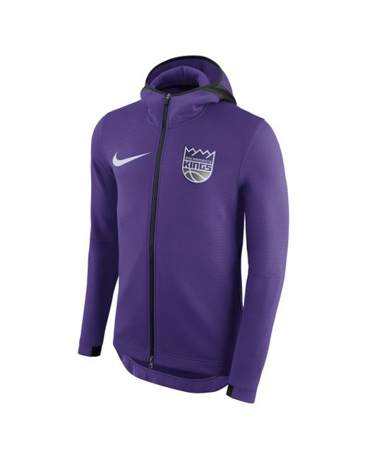 Nike Sacramento Kings Therma Flex Showtime Nba Hoodie in Purple for Men |  Lyst