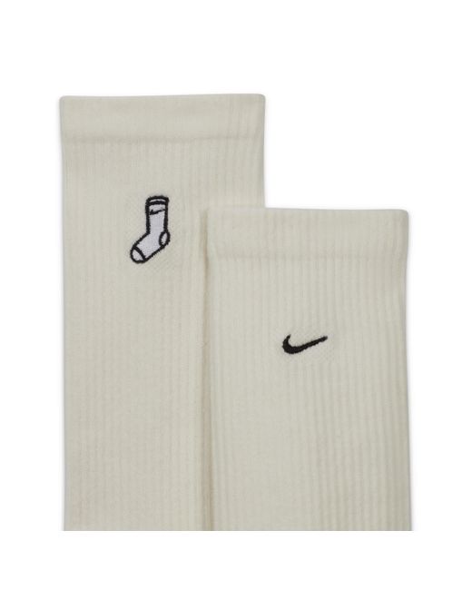 Nike Everyday Plus Cushioned Crew Socks (2 Pairs) in White Lyst