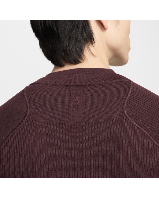 Nike Purple Every Stitch Considered Long-sleeve Computational Knit Top for men