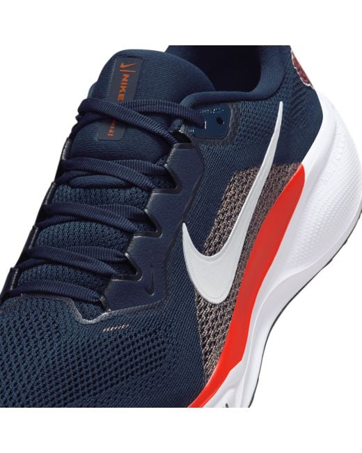 Nike Blue Chicago Bears Pegasus 41 Nfl Road Running Shoes for men