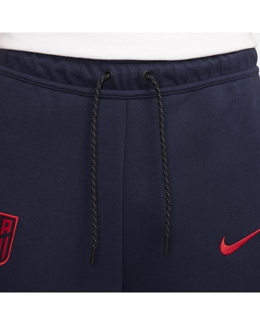 Nike Blue Usmnt Tech Fleece Soccer Jogger Pants for men