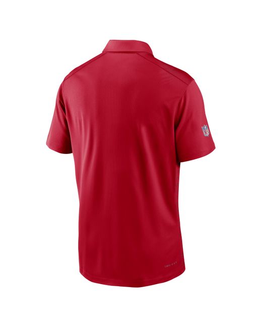 Nike Red Kansas City Chiefs Sideline Victory Dri-fit Nfl Polo for men
