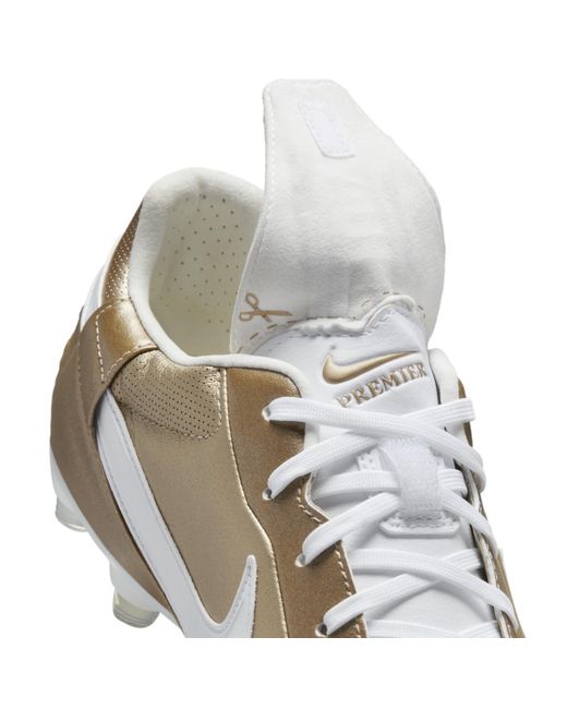 Nike White Premier 3 Firm-ground Low-top Soccer Cleats for men
