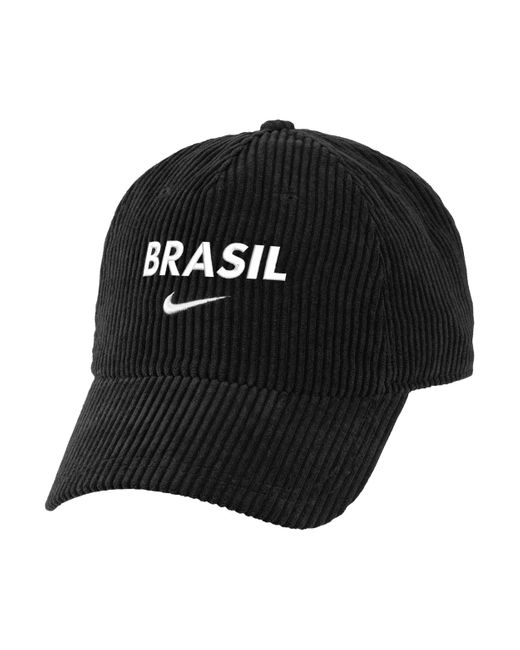 Nike Black Brazil Soccer Corduroy Cap