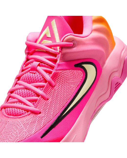 Nike Pink Giannis Immortality 4 Basketball Shoes for men