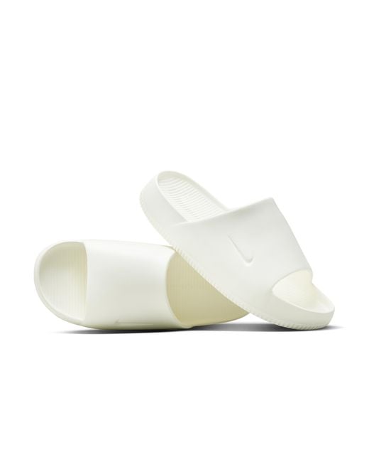 Nike White Calm Slide for men