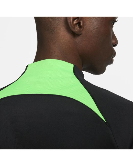 Nike Black Liverpool Fc Strike Dri-fit Knit Soccer Track Jacket for men