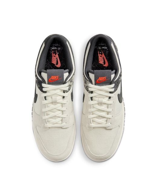 Nike White Dunk Low Retro Se Shoes for men