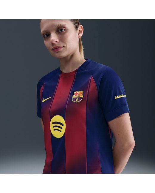 Nike Blue F.C. Barcelona 2025/26 Stadium Home Dri-Fit Football Replica Shirt