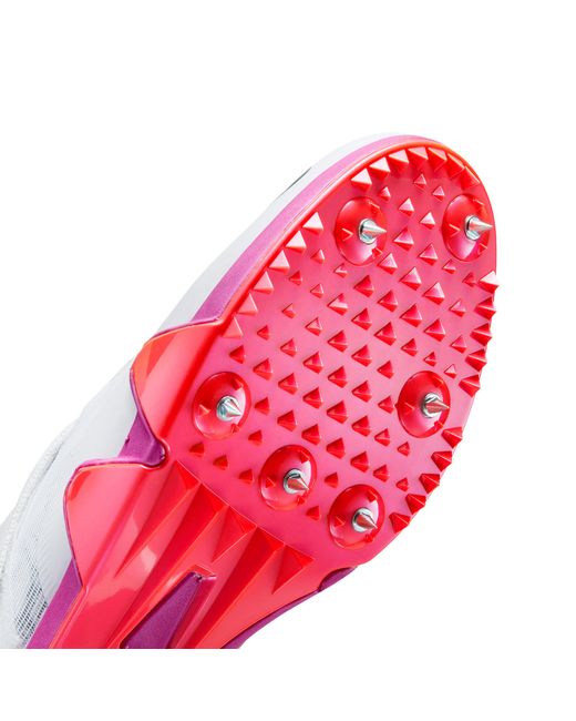 Nike White Pole Vault Elite Track & Field Jumping Spikes for men
