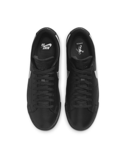 Nike Black Sb Zoom Blazer Low X Dancer Skateboards Shoes for men
