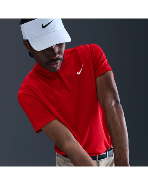 Nike Red Dri-Fit Victory Golf Polo for men