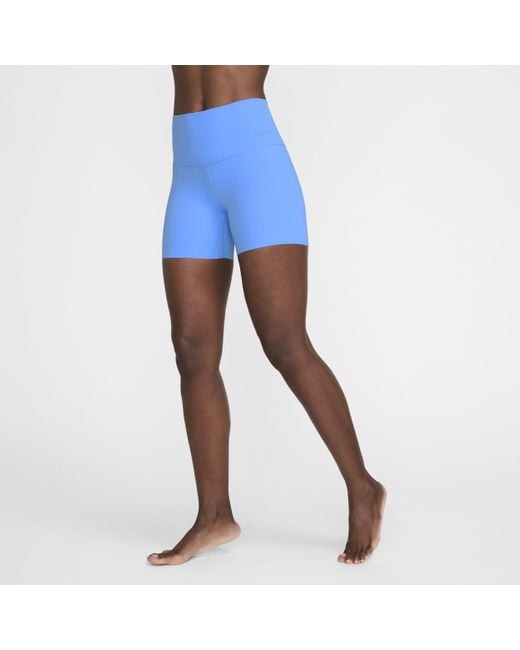 Nike Blue Zenvy Gentle-support High-waisted 13cm (approx.) Biker Shorts